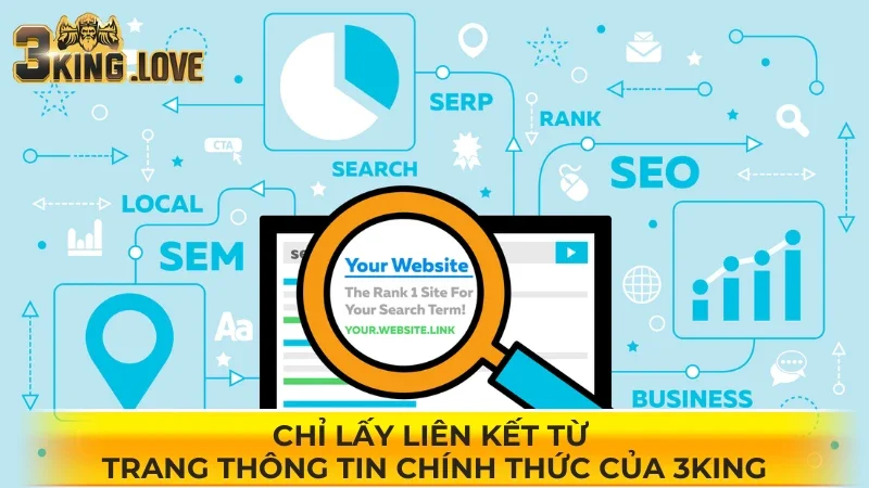 Chỉ lấy liên kết từ trang thông tin chính thức của 3KING