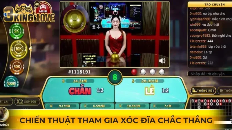 Chiến thuật tham gia xóc đĩa chắc thắng