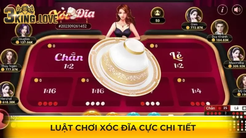 Luật chơi xóc đĩa cực chi tiết